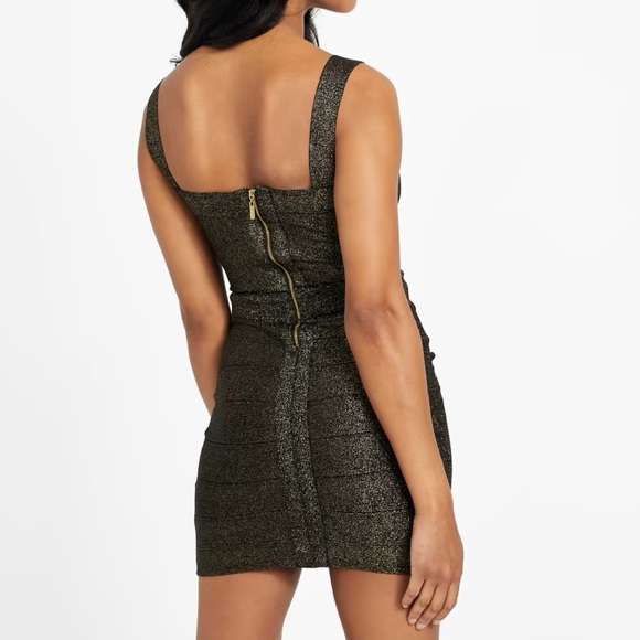 Guess - Farica Bandage Dress in red. XS - Picture 5 of 6